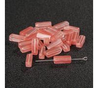 OWNPET Perles de Tube carré en Pierre Naturelle 4x13mm, Perles rectangulaires Lapis Lazuli améthystes Amazonite, Perles d'espacement pour la Fabrication de Bijoux, Bracelet à Faire soi-même