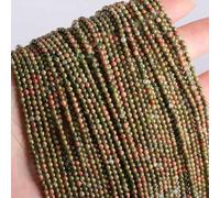 OWNPET Perles en Pierre Naturelle, Quartz Rose, améthystes, Agates, pour la Fabrication de Bijoux, Perles, Bracelet à bricoler soi-même, 2mm, 3mm