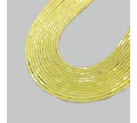 OWNPET Pierres Naturelles rectangulaires en Forme de Tube, Perles Amazonite Lapis Lazuli, Petite Perle pour Bricolage, Bracelet et Collier Faits à la Main, 2x4mm