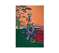 OWNPET Poster sur toile Anime JoJo's Bizarre Adventure 7 - Décoration murale pour salon, chambre à coucher - Style sans cadre - 30 x 45 cm