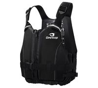 Owntop Aides à la flottabilité pour Adultes, Gilet de flottaison en Mousse avec Sangle d'entrejambe et Poche intérieure Unisexe pour Le Paddle, Le Kayak, la pêche - Noir XL/XXL