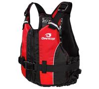 Owntop Gilet de Natation pour Adultes, Gilet de Flottaison en Mousse avec Sangle d'entrejambe et Poche Intérieure Unisexe pour Le Paddle, Le Kayak, la pêche - Rouge XL/XXL