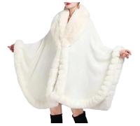 Ownwfeat Cape décontractée à capuche pour femme, col rabattable, manches chauve-souris, coupe ajustée, poncho, 1, Taille unique