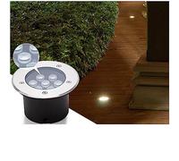 OWOHYG Anneau Lumineux LED pour Fontaine - Spot De Sol, Éclairage Submersible pour Piscine, Étanche Ip68, pour Jardin, Blanc Chaud (48 W)