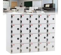 OWOHYG Armoire Murale en Acrylique pour téléphones Portables avec Serrure à clé, 40 emplacements pour Bureau et Salle de réunion - Gestion sécurisée des appareils Mobiles, 25 emplacements