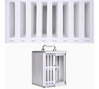 OWOHYG Armoire Portable en Aluminium pour téléphones - 60 emplacements 48 Compartiments Conception Portable Pratique pour Les Entreprises Idéal pour Ranger Les appareils Mobiles., 24 emplacements