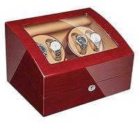 OWOHYG Boîtier de Montre Remontoir Automatique 4 + 6 Coques en Bois Peinture Piano extérieur Moteur Silencieux pour Montres Homme Femme oreillers de Montre Flexibles boîte de Montre