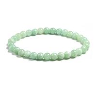 OWOHYG Bracelet en Jade Turquoise Chinois pour Femme, véritable Bracelet en Jade pour Homme, de 6 à 25 cm