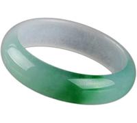 OWOHYG Bracelets joncs en émeraude pour Femmes, Style Chinois, Jade Vert, 58