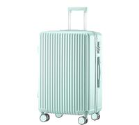 OWOHYG Business Travel Luggage Abs Hard Shell Suitcases with Wheels Wet and Dry Separation Pocket Lightweight Luggage,Blue-24 inch