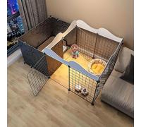 OWOHYG Cage et Parc pour Chat, enclos pour Chat d'intérieur, Cage pour Furet, Cages pour Chats et Petits Animaux, Facile à Nettoyer.