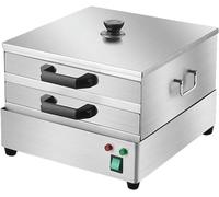 OWOHYG Cuiseur Vapeur électrique Multifonction pour Nouilles de Riz - Cuiseur Vapeur Chinois à 2 Niveaux avec 3 Plateaux de Cuisson pour la Cuisine cantonaise