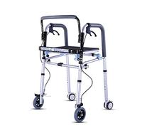 OWOHYG Déambulateur, déambulateur Pliable avec Roues, avec Plaque de siège et Frein, pour Personnes âgées handicapées Déambulateurs et Cadres de Marche Standard C'est si Gentil de Votre Part