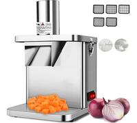 OWOHYG Hachoir Électrique, Coupe-Légumes Automatique en Acier Inoxydable avec Plusieurs Lames pour Une Utilisation en Cuisine Professionnelle Et Domestique.