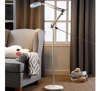 OWOHYG Lampe Loupe 8X, Lampe sur Pied, Réglable en Hauteur, Idéale pour La Lecture, La Beauté, La Manucure, Le Tatouage, Le Salon Et L'Artisanat. Économique.