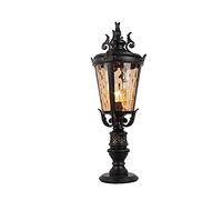 OWOHYG Lampes Solaires LED Décoratives, Colonnes, Lampadaires, Lampadaires, Éclairage De Jardin, Éclairage Paysager, Patio, Cour, Chaleureux comme Jamais