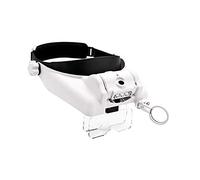 OWOHYG Loupe Frontale avec Éclairage LED Intégré pour La Couture De Bijoux Et La Réparation De Montres. Visière Intégrée pour La Lecture Et La Réparation De Montres..