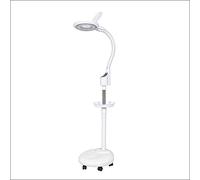 OWOHYG Loupe, Lampe Grossissante 16X, Écran Tactile, Luminosité Réglable avec Plateau Réglable en Hauteur, Loupe sur Pied À Col De Cygne pour Salon De Beauté, Hôpital, Dentiste, Famille