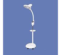 OWOHYG Loupe, Lampe Loupe sur Pied, Lampe, avec Support De Sol Roulant, Loupe, Bras Pivotant Réglable pour Broderie, Bras Réglable, Salon De Beauté Réglable