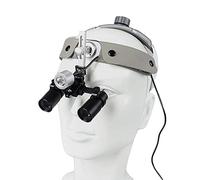 OWOHYG Loupes dentaires, loupes chirurgicales médicales 5X, binoculaires à Bandeau avec phares pour stomatologie, gynécologie, cardiologie, neurochirurgie et ophtalmologie