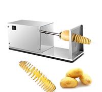 OWOHYG Machine Commerciale, Trancheuse À Pommes De Terre Électrique Tornado, Machine À Étirer Les Pommes De Terre Automatique, Machine À Découper Les Pommes De Terre en Spirale en AC.
