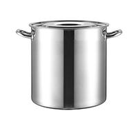 OWOHYG Marmite en Acier Inoxydable De 30 Cm avec Couvercle, Conduction Thermique Rapide, Facile À Nettoyer, Compatible avec Toutes Les Plaques De Cuisson, 6 Tailles (35 Cm X 35 Cm, 33 L)