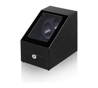 OWOHYG Remontoir Automatique pour Montres 2 + 3, 4 Modes de Rotation, Moteur extrêmement Silencieux, Coque en Bois, Peinture Piano, Accessoires extérieurs, boîte à Montres