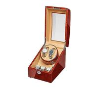OWOHYG Remontoir de Montre Automatique en Bois Massif, Finition Piano, Moteur extrêmement Silencieux, pour Montres pour Hommes et Femmes