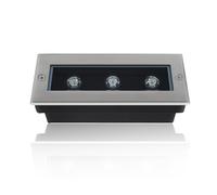 OWOHYG Spot D'Extérieur Encastrable dans Le Sol, Longue Bande, Étanche Ip66, Éclairage Décoratif pour Jardin, Arrière-Cour, Terrasse, Allée, Vert, 36 W (Blanc Chaud 24 W Ac85)