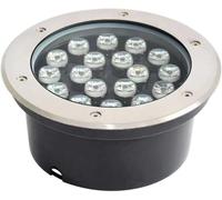 OWOHYG Spot LED D'Extérieur Encastrable Au Sol, Étanche Ip65, Rond, pour Jardin, Allée, Passage, Puits (Blanc Chaud 24 W)