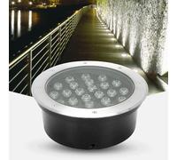 OWOHYG Spot LED Encastrable Extérieur Étanche Ip66 pour Jardin, Place, Cour, Allée, Terrasse, Marches - Vert - 12 W (Bleu - 24 W)