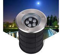 OWOHYG Spot LED Encastré Réglable, Étanche Ip68, Éclairage Paysager Extérieur pour Allée, Terrasse, Marches (Rouge 18 W)