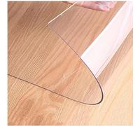 OWOHYG Tapis de Chaise Transparent, Protection de Tapis pour parquet, Couloir, Extra Long, en Plastique, paillasson, découpable, intérieur/extérieur, 1,5 mm, 125/135/145/15, 1,5 mm, 135 x 150 cm