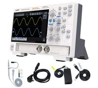 OWON ADS822A Oscilloscope Numérique 2 Canaux 200 MHz, Haute Précision 12 Bits, 700 k wfms/s, 50 Mpts de Mémoire, Écran Tactile, Décodage CAN/LIN, FFT, HDMI USB Type-C, Idéal Automobile et Laboratoire