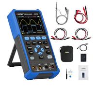 OWON HDS2102S Oscilloscope portable professionnel 3 en 1 pour PC 100 MHz, 20 000 points Multimètre numérique Écran LCD 3,5 pouces Outil de test universel
