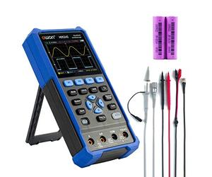 OWON HDS242 Oscilloscope Numérique 2 en 1 avec écran LCD Professionnel, Mini Oscilloscope et Multimètre 2 EN 1, PC 20 000 Points, avec Batterie au Lithium, Fonction de Mémoire