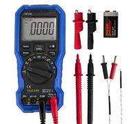 owon OW18E Multimètre numérique Bluetooth, 20000 comptages multimètres, Voltmètre Ampèremètre Ohmmètre Vérificateur de circuit avec fils de test LCD rétro-éclairés, Enregistreur de données T-Rms NCV