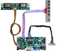 Owootecc NT68676 HDMI VGA DVI Arcade Audio Entrée Contrôleur LCD Carte Pilote pour HSD190MEN4 M170EN06 M170EG01 17"" 19"" 1280x1024 4CCFL 30Pin LCD Panel,Fit for Arcade1Up Monitor