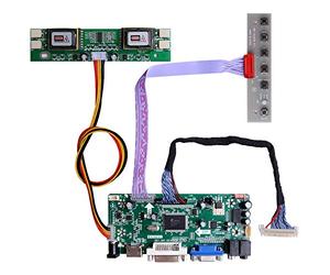 owootecc NT68676 HDMI VGA DVI Arcade Audio Entrée Contrôleur LCD Carte Pilote pour HSD190MEN4 M170EN06 M170EG01 17" 19" 1280x1024 4CCFL 30Pin LCD Panel, Fit for Arcade1Up Monitor