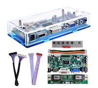 owootecc NT68676 HDMI VGA DVI Arcade Audio Input LCD Controller Driver Board Kit avec Boîtier pour HSD190MEN4 M170EN06 M170EG01 17" 19" 1280x1024 4CCFL 30Pin LCD Panel, Fit for Arcade1Up Monitor