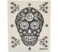 OWOSCHFETZN Lingette Éponge "Tête de Mort" - Noir