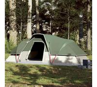 Owox Tente familiale 9P 488 × 274 × 190 cm, verte, dôme, revêtement PU, connexion E, toit de pluie, arceaux en fibre de verre, camping/festival