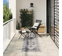 Owoxanthellate ARBIZU Tapis vintage, 80 x 250 cm, multicolore, à poils courts, en polypropylène, pour l'intérieur et l'extérieur, salon, chambre à coucher, couloir, robuste et facile d'entretien