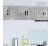 Owoxanthellate Armoire de cuisine - Gris béton - 30 x 31 x 40 cm - Matériau bois - Moderne - Avec porte et étagère - Robuste et durable - Pour cuisine, salle à manger, couloir