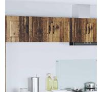 Owoxanthellate Armoire murale de cuisine en bois recyclé - 80 x 31 x 40 cm - En bois robuste - Design moderne avec 2 portes et étagères - Durable et peu encombrante - Pour cuisine, salon, salle à