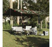 Owoxanthellate Bâche à motif de camouflage, imperméable, 451 x 420 cm, ultra légère, en polyester 185T robuste, avec revêtement en polyuréthane, pour trekking, extérieur et bivouac