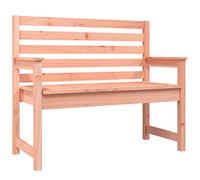 Owoxanthellate Banc de jardin en pin Douglas - 109 x 48 x 91,5 cm - Avec dossier - En bois massif résistant aux intempéries - 2 places - 110 kg par place - Design moderne pour jardin, balcon, terrasse