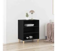 Owoxanthellate Buffet en chêne noir - 57 x 35 x 70 cm - Matériau du bois - Design moderne - Robuste et durable - Beaucoup d'espace de rangement pour salon, salle à manger, chambre à coucher, couloir