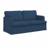 Owoxanthellate Canapé moderne bleu, 162 x 80 x 85 cm, canapé 2 places en tissu avec structure en métal, design ergonomique, canapé rembourré pour salon et chambre à coucher, meuble modulaire