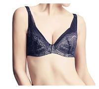 Owoxanthellate Commode flottante noire 40 x 28,5 x 40 cm en bois - Étagère moderne avec compartiment secret pour chambre à coucher, couloir et salon